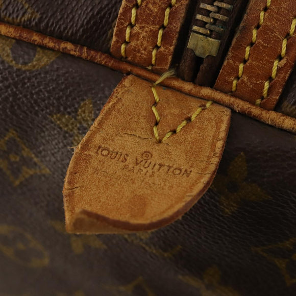 LOUIS VUITTON Monogram Sac Souple 55 Boston Bag M41622 LV Auth 192208