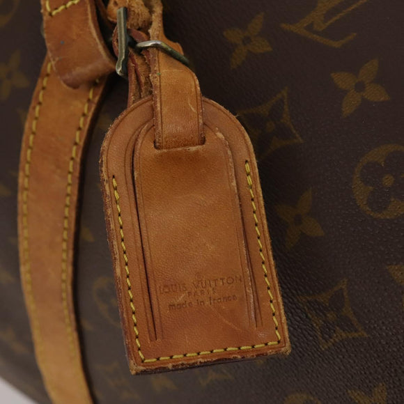 LOUIS VUITTON Monogram Sac Souple 55 Boston Bag M41622 LV Auth 192208