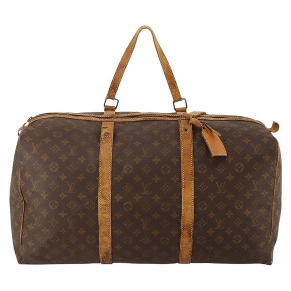 LOUIS VUITTON Monogram Sac Souple 55 Boston Bag M41622 LV Auth 192208