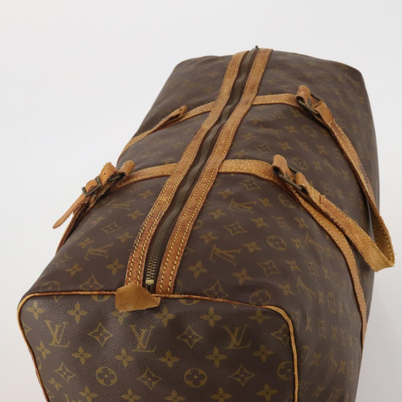 LOUIS VUITTON Monogram Sac Souple 55 Boston Bag M41622 LV Auth 192208