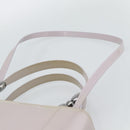 Christian Dior Maris Pearl Bag Patent Leather 2way Lavende Silver Auth 192211-10