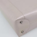 Christian Dior Maris Pearl Bag Patent Leather 2way Lavende Silver Auth 192211-15