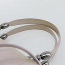 Christian Dior Maris Pearl Bag Patent Leather 2way Lavende Silver Auth 192211-8