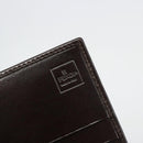 FENDI Zucca Canvas Long Wallet Black Brown Auth 192212V-13