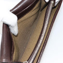 FENDI Zucca Canvas Long Wallet Black Brown Auth 192212V-19