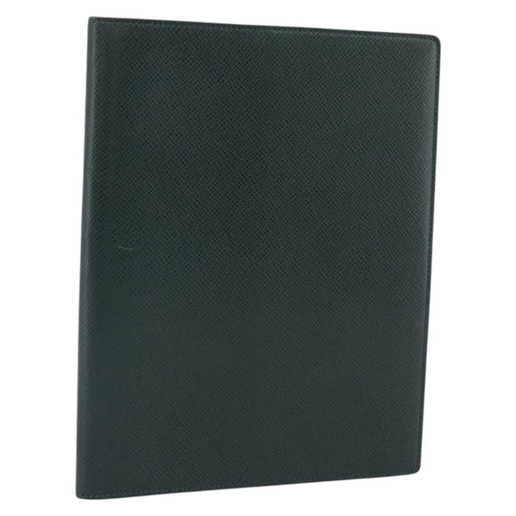 LOUIS VUITTON Taiga Agenda Bureau Day Planner Cover Epicea R20407 LV Auth 192213