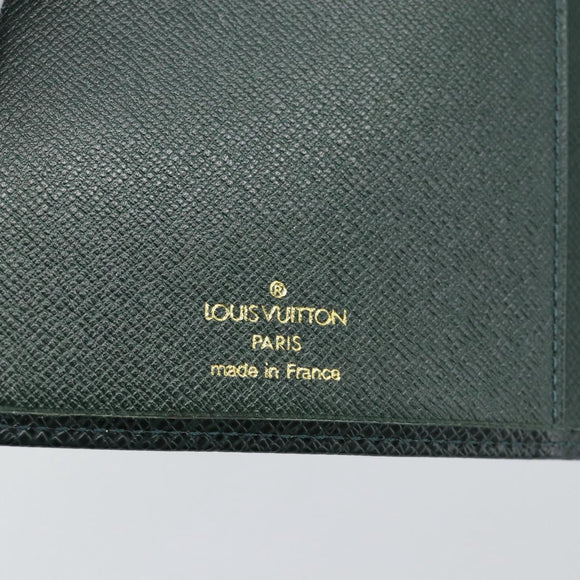 LOUIS VUITTON Taiga Agenda Bureau Day Planner Cover Epicea R20407 LV Auth 192213