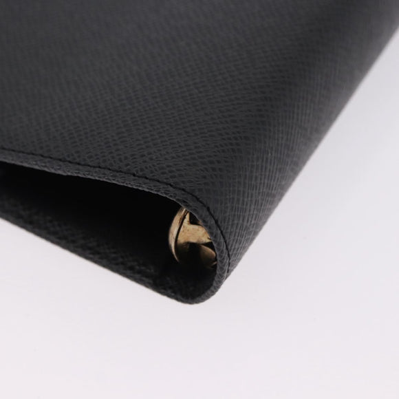 LOUIS VUITTON Taiga Leather Agenda MM Planner Cover Ardoise R20222 Auth 192216