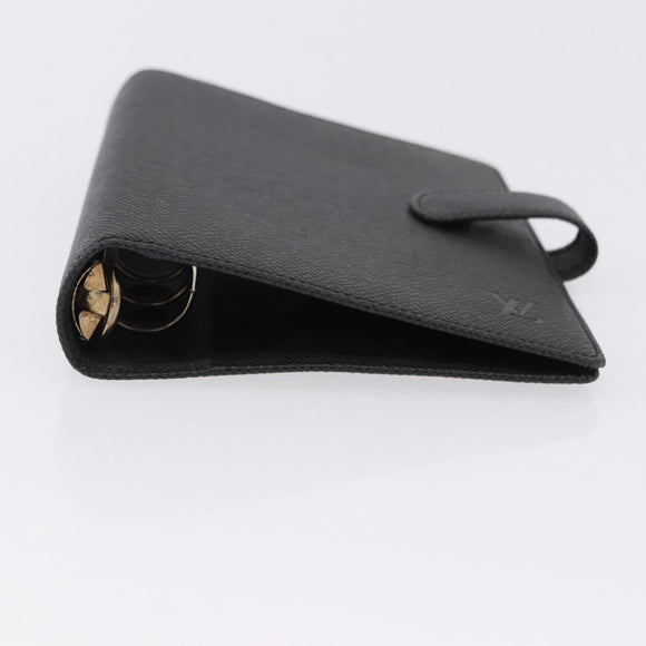 LOUIS VUITTON Taiga Leather Agenda MM Planner Cover Ardoise R20222 Auth 192216