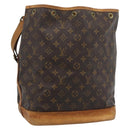 LOUIS VUITTON Monogram Noe Shoulder Bag M42224 LV Auth 192218-1