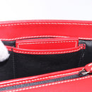 GUCCI Ready Lock Shoulder Bag Leather Red Gold 001 4214 Auth 192221V-22