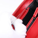 GUCCI Ready Lock Shoulder Bag Leather Red Gold 001 4214 Auth 192221V-23