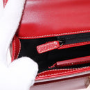 GUCCI Ready Lock Shoulder Bag Leather Red Gold 001 4214 Auth 192221V-25