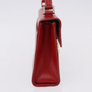 GUCCI Ready Lock Shoulder Bag Leather Red Gold 001 4214 Auth 192221V-6