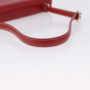 GUCCI Ready Lock Shoulder Bag Leather Red Gold 001 4214 Auth 192221V-8