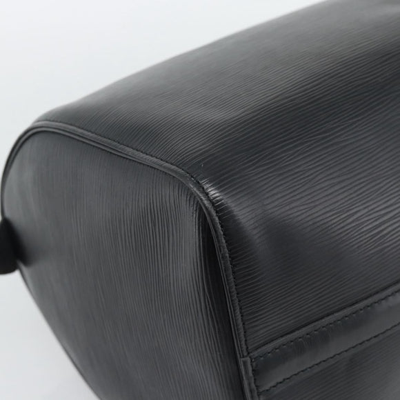 LOUIS VUITTON Epi Speedy 35 Hand Bag Noir Black M42992 LV Auth 192223