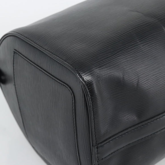 LOUIS VUITTON Epi Speedy 35 Hand Bag Noir Black M42992 LV Auth 192223