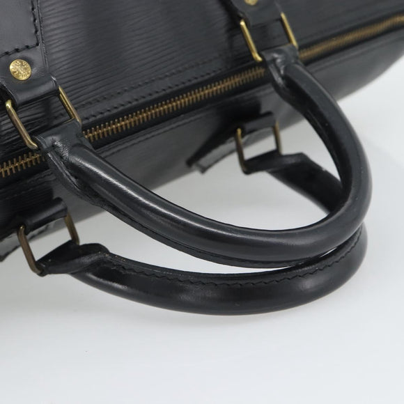 LOUIS VUITTON Epi Speedy 35 Hand Bag Noir Black M42992 LV Auth 192223