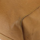 LOUIS VUITTON Epi Keepall 60 Boston Bag Brown Zipangu Gold M42948 LV Auth 192224-14