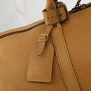LOUIS VUITTON Epi Keepall 60 Boston Bag Brown Zipangu Gold M42948 LV Auth 192224-18