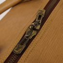 LOUIS VUITTON Epi Keepall 60 Boston Bag Brown Zipangu Gold M42948 LV Auth 192224-10