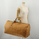 LOUIS VUITTON Epi Keepall 60 Boston Bag Brown Zipangu Gold M42948 LV Auth 192224-22