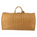 LOUIS VUITTON Epi Keepall 60 Boston Bag Brown Zipangu Gold M42948 LV Auth 192224-2