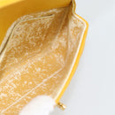 CHANEL Matelasse Chain Shoulder Bag Lamb Skin Yellow Gold CC Auth 192225-18