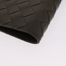 BOTTEGA VENETA INTRECCIATO Day Planner Cover Leather Khaki Auth 192226V-16