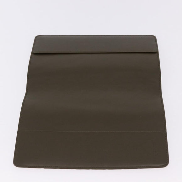 BOTTEGA VENETA INTRECCIATO Day Planner Cover Leather Khaki Auth 192226V