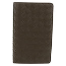 BOTTEGA VENETA INTRECCIATO Day Planner Cover Leather Khaki Auth 192226V-2