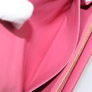 LOUIS VUITTON Vernis Porte Monnaie Credit Wallet Fusha Pink M91236 Auth 192227V-18