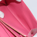 LOUIS VUITTON Vernis Porte Monnaie Credit Wallet Fusha Pink M91236 Auth 192227V-21