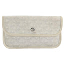 GOYARD Herringbone Pouch PVC White Auth 192230-13