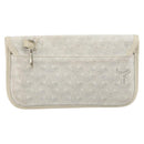 GOYARD Herringbone Pouch PVC White Auth 192230-2