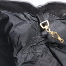 PRADA Tote Bag Nylon Black Gold Auth 192232A-17
