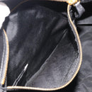 PRADA Tote Bag Nylon Black Gold Auth 192232A-20