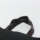 PRADA Tote Bag Nylon Black Gold Auth 192232A-8