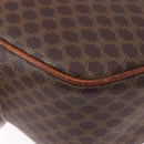CELINE Macadam Canvas Hand Bag PVC Leather 2way Brown Gold Auth 192234-19
