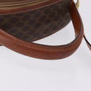 CELINE Macadam Canvas Hand Bag PVC Leather 2way Brown Gold Auth 192234-8