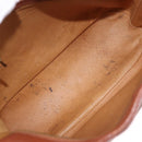 MCM Vicetos Logogram Shoulder Bag PVC Leather Brown Gold Auth 192237-18