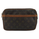 LOUIS VUITTON Monogram Compiegne 23 Clutch Bag M51847 LV Auth 192239-13