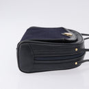 GUCCI Micro GG Canvas Shoulder Bag Navy Gold Auth 192243-4