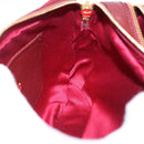 Miu Miu Shoulder Bag Leather Red Gold Auth 192246V-20