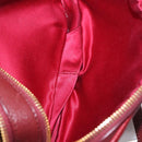 Miu Miu Shoulder Bag Leather Red Gold Auth 192246V-22