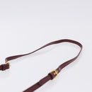 Miu Miu Shoulder Bag Leather Red Gold Auth 192246V-7