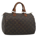 LOUIS VUITTON Monogram Speedy 30 Hand Bag M41526 LV Auth 192252-1