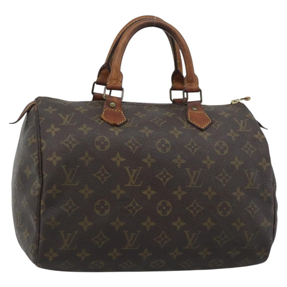 LOUIS VUITTON Monogram Speedy 30 Hand Bag M41526 LV Auth 192252