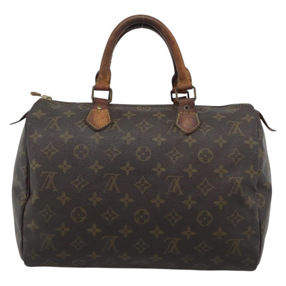 LOUIS VUITTON Monogram Speedy 30 Hand Bag M41526 LV Auth 192252