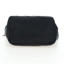 PRADA Reversible Hand Bag Nylon 2way Black Silver Auth 192253V-5
